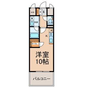 ワンルーム 間取り図