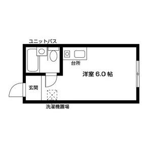 ワンルーム 間取り図