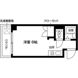 ワンルーム 間取り図