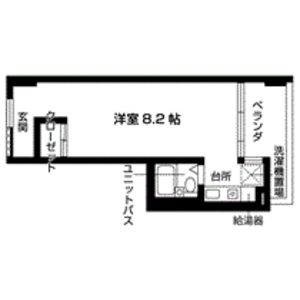ワンルーム 間取り図