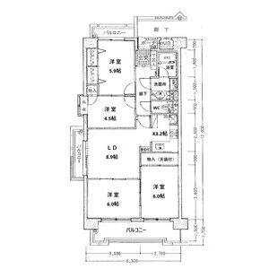 4LDK 間取り図
