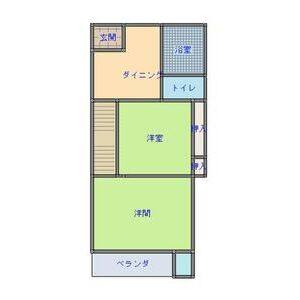2DK 間取り図