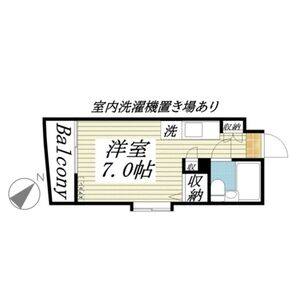ワンルーム 間取り図