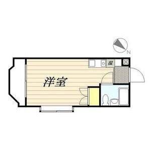 ワンルーム 間取り図