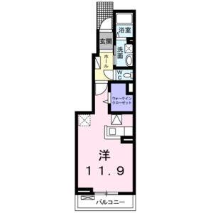ワンルーム 間取り図