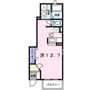 ワンルーム 間取り図