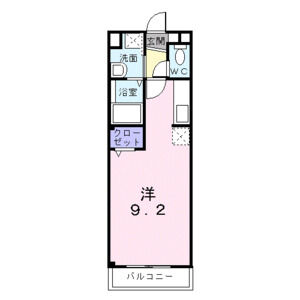 ワンルーム 間取り図