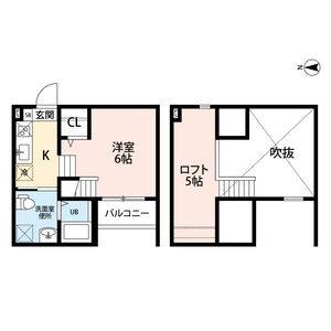 ワンルーム 間取り図