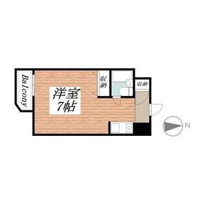 ワンルーム 間取り図