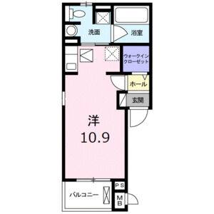 ワンルーム 間取り図