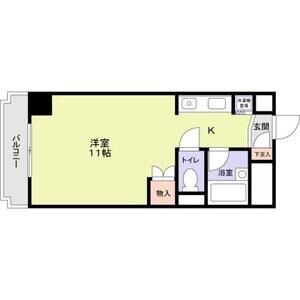 ワンルーム 間取り図