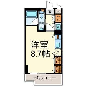ワンルーム 間取り図