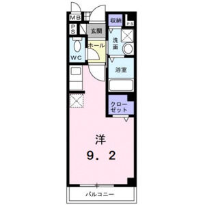 ワンルーム 間取り図