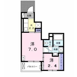 2K 間取り図