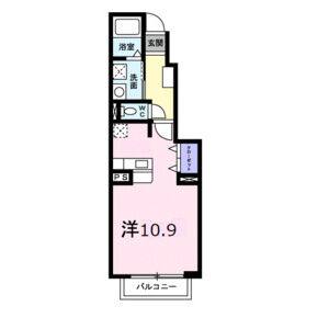 ワンルーム 間取り図