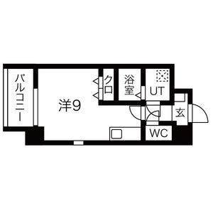 ワンルーム 間取り図