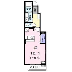 ワンルーム 間取り図