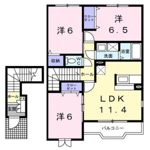 3LDK 間取り図