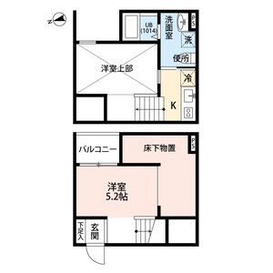 ワンルーム 間取り図