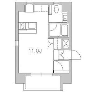 ワンルーム 間取り図