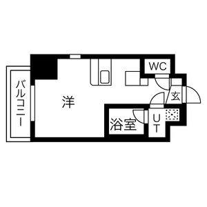 ワンルーム 間取り図