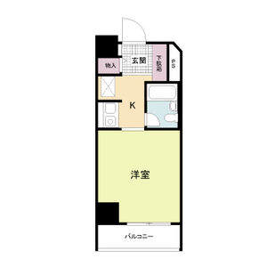 ワンルーム 間取り図