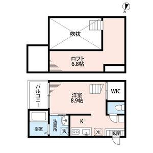 ワンルーム 間取り図