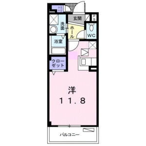 ワンルーム 間取り図