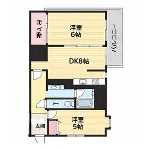 2K 間取り図