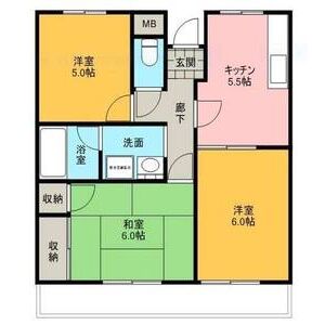 3K 間取り図