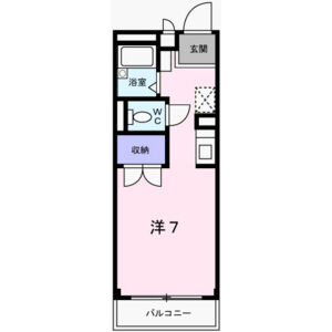 ワンルーム 間取り図