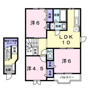 3LDK 間取り図