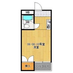ワンルーム 間取り図