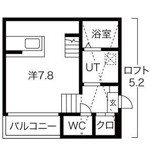 ワンルーム 間取り図