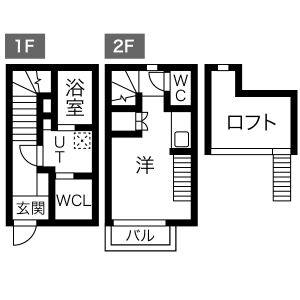 ワンルーム 間取り図