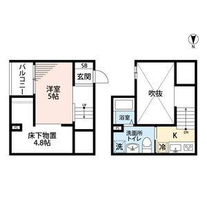ワンルーム 間取り図