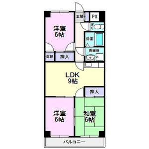 3LDK 間取り図