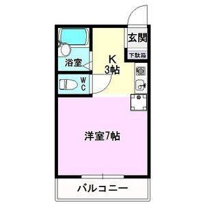 ワンルーム 間取り図