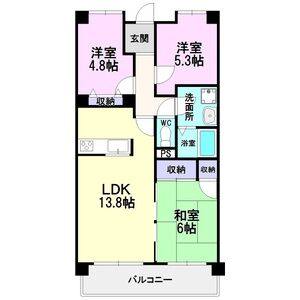 3LDK 間取り図