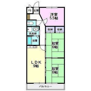 3LDK 間取り図