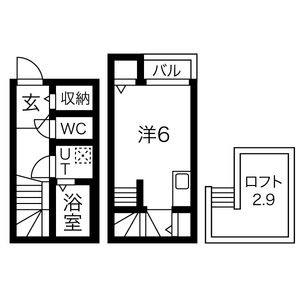 ワンルーム 間取り図