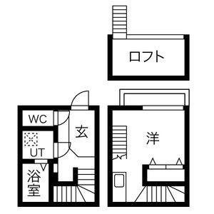 ワンルーム 間取り図