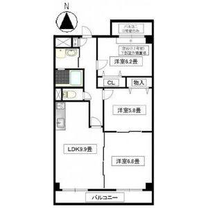 3LDK 間取り図