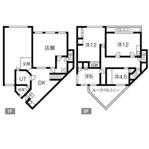 4DK 間取り図