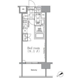 ワンルーム 間取り図