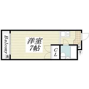 ワンルーム 間取り図