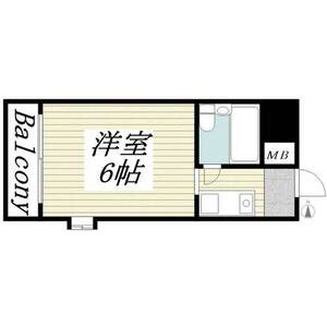 ワンルーム 間取り図