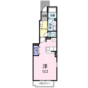 ワンルーム 間取り図