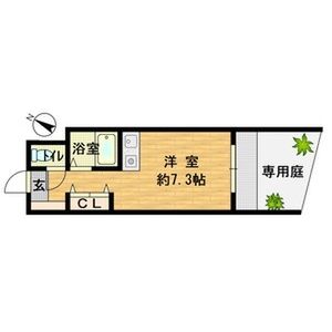 ワンルーム 間取り図