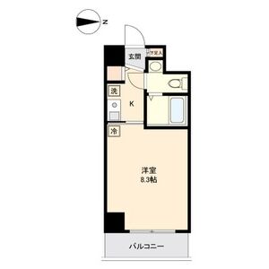 ワンルーム 間取り図